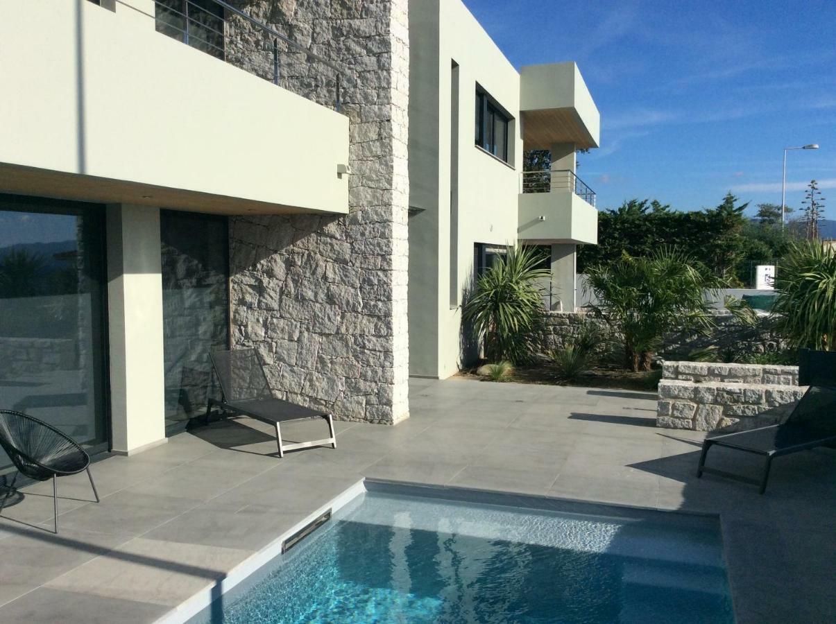 Villa D'Exception, Piscine, Vue Mer, Plage A 100M أجاكسيو المظهر الخارجي الصورة